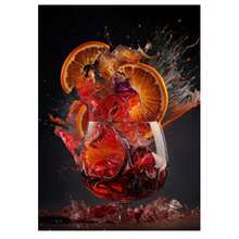 1 Pc Optional Frame Posters Wall Arts Wall Art Modern Retro Dining Bar Coffee Shop Decor Painting Cocktail Explosion Pictures Fruit Pizza Coffee Splash Canvas Posters