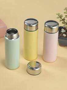 1 个定制名称迷你真空瓶，200 毫升/6.7 盎司，可放入口袋，360° 防漏，保持冷热饮品温度