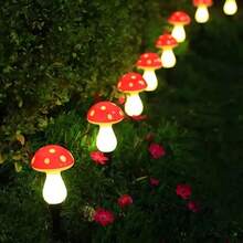 20pcs/12pcs/8pcs Lampu Jamur Bertenaga Surya, Lampu Lantai untuk Dekorasi Taman, dengan 8 Fungsi, Cocok untuk Taman, Paskah, Natal, Halloween, dan Acara Lainnya - energi matahari - View 9