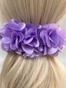 1 Stück Kunststoff-Simulation Blume Meerjungfrau Banane Clip große Größe Haarspange im Landhaus-Stil für Pferdeschwanz, süß und elegant vielseitig hochwertiger Haarschmuck geeignet für Sommer, Landhaus-Fotoshooting und tägliches Tragen