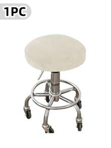 天鹅绒圆形凳子套 12-16 英寸/30-40 厘米圆形吧台凳座椅套，奢华面料，可拉伸，抗皱，可水洗，防尘 - 彩色 - 查看 16