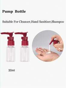 旅行洗漱用品瓶套装可填充喷雾瓶，适用于男女旅行必需品，邮轮必需品，宿舍必需品，方便分配瓶，适用于洗发水、护发素、乳液、沐浴露、洁面乳、护肤品、护手霜，便携式化妆品瓶套装，适用于旅行、航班、商务、家居、露营、户外、海滩、暑假、返校