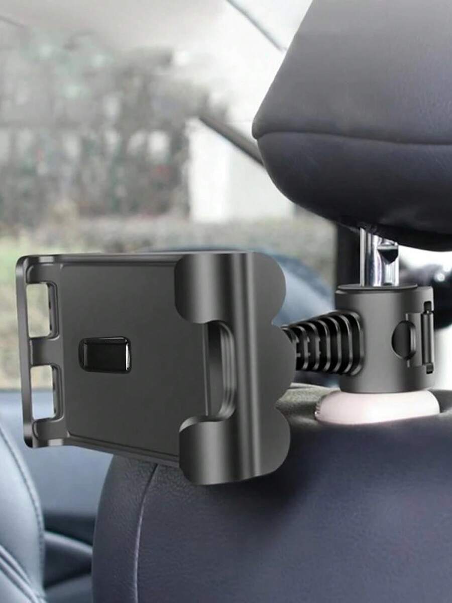 Multi-Functional Minimalist Car Seat Phone & Tablet Mount Holder - Black - View 1