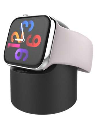 Base compatible con , base de carga inalámbrica para smart watch de silicona de escritorio, soporte de carga inalámbrica para pulsera de reloj