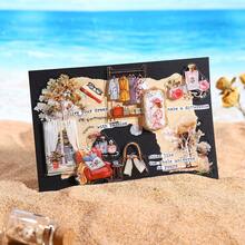 20 hojas/libro Pegatinas, pegatinas de estilo cómic exquisito, marcadores de libros DIY, suministros para scrapbooking, accesorios para cuadernos, marcos de fotos decorativos para cuadernos, fundas de teléfonos, tazas de agua, revistas de basura, cajas de papelería, pegatinas personalizadas, útiles escolares, de vuelta al cole - Multicolor - Ver 6