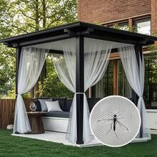 1 Multifunctional Foldable Mosquito Net - Durable Polyester, Insect-Proof Design For Patio, Garden, Gazebo, Deck And Camping - Perfect DIY Window Decoration For All Seasons, Essential For Camping | Decorative Mosquito Net | Easy To Set Up Net, Repellent - Multicolor - View 4