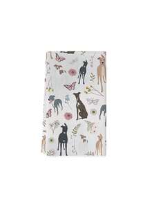 1 Pc Greyhound Lover's Delight Hand Towels Modern Cartoon Dog Kitchen Towels Soft Microfiber Dish Towels Machine Washable Perfect Gift For Greyhound Lovers - Multicolor - View 4