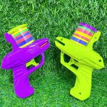 1 pezzo Pistola a forma di carota per lancio, giocattolo da puzzle rotante per interni, regalo interattivo per bambini per feste di compleanno, Natale, lanciatore a catapulta, giocattolo per ragazzi, bambini, regalo per ragazze, giocattolo per gatti