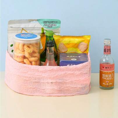 Gränsöverskridande personlig ny teleskopisk magisk väska vikväska nätverk röd burst multifunktionell bubbelväska handväska