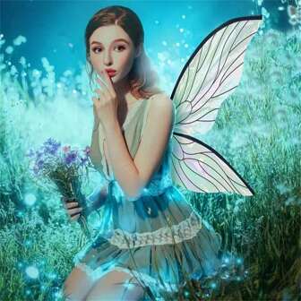 Cicada Wings, Clothing Accessories And Props, Role-Playing Forest Fairy Butterfly Wings, Elegant Stage Performance Props, Perfect Holiday Gifts For Family Or Friends