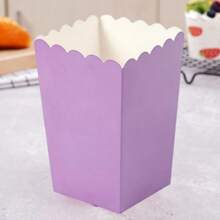 10pcs Solid Color Pink Food Box, Gift Wrapping Supplies, Birthday Babe Shower Wedding Party Room Table Decoration Family Movie Night French Fries Box, Popcorn Cups, Popcorn Buckets Treat Boxes Containers Macaroni Packaging Box