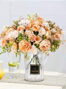 1/3PCS Artificial Flowers-Silk Peony, Fake Plants, Home, Dining Room, Living Room, Outdoor Garden Decoration,Mother's Day Gifts, Birthday Bifts, Graduation Season Gifts,Wedding Season, The Art Of Inserting Flowers, Photography Props, Autumn, Spring, Vase, Flower Wall, Flower Wreath, Bridal Bouquet, Wedding Decoration, DIY Flower Wreath Materials, Birthday Party Decoration Materials, Home Decoration Accessories, Valentine's Day.