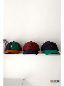 1pc Unisex Solid Color Baseball Cap, Breathable Quick-Dry Adjustable Sports Sun Hat