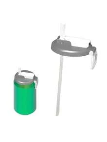 1pc 4-Color Optional Soda Can Lid With Straw, Silicone Straw Preservation Lid, Food Preservation Lid, Reusable, Suitable For Soda Water, Canned Drinks, Fruit Juice, Food Preservation Storage, Parties And Festivals, Gifts. - Multicolor - View 4