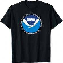 Noaa National Oceanic And Atmospheric Administration T-Shirt:DIS Gifts For Her - Black - View 1