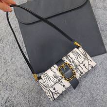 女士时尚百搭休闲日常通勤情人节礼物腋下优雅法棍包 - 彩色 - 查看 10