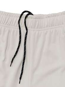 2 pezzi Tuta sportiva casual estiva da uomo, maglietta a maniche corte con righe laterali e pantaloni con vita con coulisse, set di abbigliamento maschile alla moda