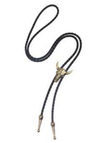 1 Pieza de Corbata de bolo para hombres y mujeres - Corbata tipo rodeo vaquero con cabeza de toro, accesorio de vestir estilo western adecuado para combinar con ropa diaria