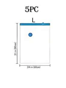 20/10/5件套便携式旅行收纳袋，大容量压缩袋，可重复使用真空袋，可折叠收纳袋，印花行李袋，防尘、防潮、防蛀，节省衣物、毛毯、床上用品空间，适用于衣柜、浴室、户外装备、返校、旅行必需品 - 彩色 - 查看 20