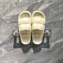 1/2pcs Wall-Mounted Bathroom Slipper Rack,Drying Mounted Shoe Holder,No Drilling Required,Very Suitable For Slippers, Towels And Home Decorations