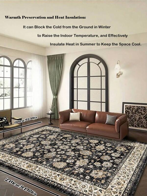 1 PC 1000g Per Square Meter Made Of 100% Yunjin Velvet It Is A Newly Upgraded Material Carpet Floor Mat It Is Thickened And Soft With Sound Insulation Function It Has Good Heat Preservation Effect Keeping Warm In Winter And Cool In Summer