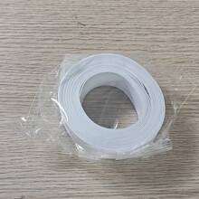 1 pieza Cinta selladora blanca para baño y cocina, cinta selladora impermeable anti-moho, previene la humedad y el moho, pegatina decorativa para juntas de bordes de baño y inodoro