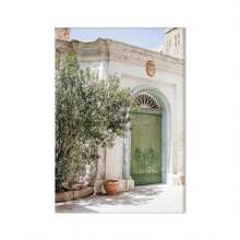 1 pieza Póster de fotografía de la antigua arquitectura de Puglia, Italia, regalos de viaje, imágenes de pared neutrales de estilo bohemio, pintura en lienzo para decoración con marco opcional