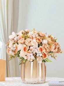 1/3PCS Artificial Flowers-Silk Peony, Fake Plants, Home, Dining Room, Living Room, Outdoor Garden Decoration,Mother's Day Gifts, Birthday Bifts, Graduation Season Gifts,Wedding Season, The Art Of Inserting Flowers, Photography Props, Autumn, Spring, Vase, Flower Wall, Flower Wreath, Bridal Bouquet, Wedding Decoration, DIY Flower Wreath Materials, Birthday Party Decoration Materials, Home Decoration Accessories, Valentine's Day.