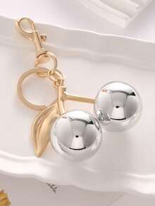 Llavero de cereza, colgante de fruta para decorar bolsos, mochilas, estilo coreano, accesorio de moda, regalo para mujeres, accesorios para el coche, gótico lindo, accesorios de Halloween, accesorios del Día del Maestro, cordones de identificación, accesorios para el coche, adornos para bolsos, regalos de Navidad, ideas de regalo para amigas y hermanas