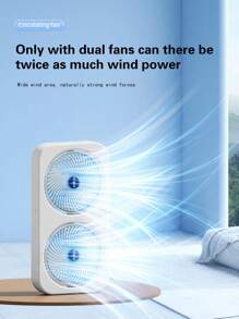 Nuevo ventilador de escritorio multifuncional de doble cabezal USB, accesorio de enfriamiento para oficina y dormitorio, larga duración de la batería, alta potencia de viento, recargable de 1800mAh