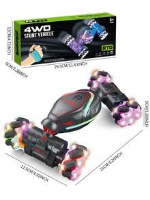 Gesture Sensing RC Stunt Car - Boys Toys Age 6-8-12, 4WD Hand Controlled Remote Control Twist Car With Light & Music, Cool Birthday Presents And Ideas Gifts For Kids Age 7 9 10 11 12 Years Old - Multicolor - View 7