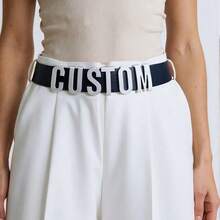 1pc Punk Leather Customized Letters Belt Belly Chains Personalized Name Buckle Waistband Body Jewelry Cosplay Party Gift - Multicolor - View 10