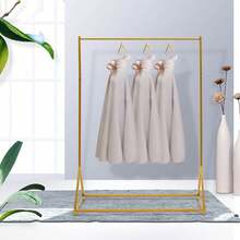 Rainaut Gold Iron Wedding Dress Bridal Garment Rack StandOther Hangers & Racks Back To School - Gold - View 5