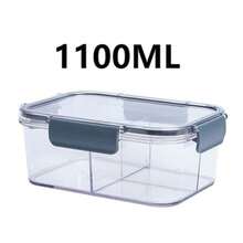 Recipientes herméticos para almacenamiento de alimentos en el refrigerador, contenedores de cocina hermé ticos, cajas de almuerzo transparentes, cajas de almacenamiento de frutas, cajas bento, contenedores de conservación sellados - Multicolor - Ver 8