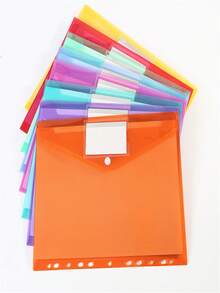 8 件文件夹套装，防水 A4 尺寸信封文件袋，11 孔文件收纳袋，适用于办公室和学习学校用品，返校