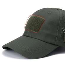 Boné de beisebol camuflado militar 1 peça - chapéu tático respirável com e compartimento para óculos