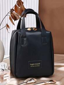 1 件 PU 防水化妆包，美容收纳包，便携式手提包，适用于护肤品、化妆品、化妆刷、粉饼、口红，适用于海滩、学校、浴室、节日、情人节、圣诞节、母亲节礼物、夏季旅行必备品、伴娘礼物 - 彩色 - 查看 13