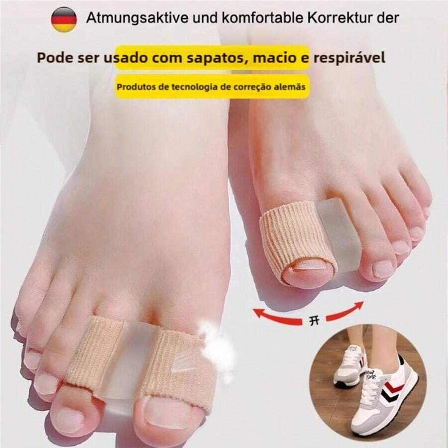 Two Toe Separator Hallux Valgus  Orthopedic Feet Bone Thumb Adjuster Correction Pedicure