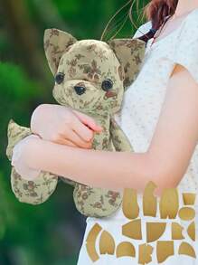 Handmade Doll, Fox, And Sewing Templates, Suitable For Birthday Gifts, Christmas Gifts - Khaki - View 6