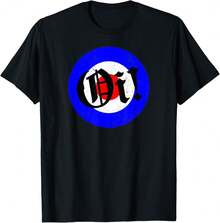 Camiseta retro para hombres y mujeres de ropa de skinhead, mod, punk, ska - Negro - Ver 1