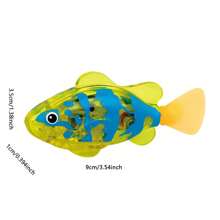 Baby Shower Luminous Induction Elektroniczna Ryba Pływająca W Wodzie Zabawka, Symulowana Podwodna Elektroniczna Ryba Dla Rozwoju Sensorycznego, Zabawka Do Kąpieli Dla Dzieci, Prezent Urodzinowy i Świąteczny