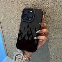 Funda para teléfono (1 unidad) diseñada para phone. Funda transparente con diseño de plumas láser. Protección contra caídas diarias. TPU suave a prueba de golpes y parachoques rígido suave. - Gris - Ver 4