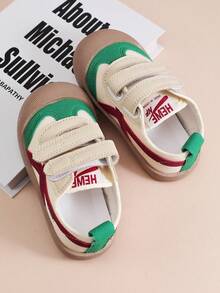 Lightweight Rubber Sole Running Shoes, Suitable For Infants, Spring And Autumn Seasons, Unisex - Khaki - View 5