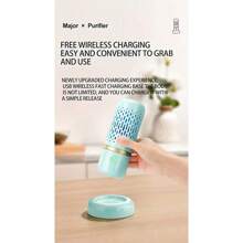 SOKANY Tragbarer Obst- und Gemüsereiniger, USB-Smart-Wireless-Ladung, kompaktes Kapseldesign, Dual-Core-reaktives Sauerstoffion +5 Minuten Schnellreinigung, geeignet für Obst, Getreide, Fleischdesinfektion, großvolumiges ABS-Kunststoff-Reinigungswerkzeug, modernes Küchenqualitätswerkzeug, modisches Küchengerät, multifunktionales Haushaltsgerät, leicht zu tragen