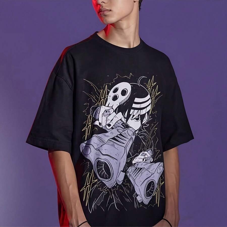 Soul Eater Death The Kid, Soul Eater Maka Albarn Shirt - Zieleneter Shirt, Zieleneter T-Shirt, Anime Shirt, Anime Kleding, Maka Albarn T ShirtExperience Unmatched Comfort And Durability With Our 220G Heavyweight 100% Cotton T-Shirt. Designed For Those Who Value Quality And Substance, This Tee Offers A Structured Fit, Soft Feel, And Long-Lasting Wear. Perfect For Casual Style, Layering, Or Everyday Essentials, It's Breathable Yet Sturdy-Your New Favorite Go-To Shirt.