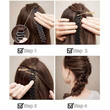 Hair Styling Tools: Twist Braid, Fishbone Braid Tool, Braid Maker, Braiding Accessory, Bun Maker, Messy Bun Maker, Ponytail Maker, French Braid Loom, Suitable For Women