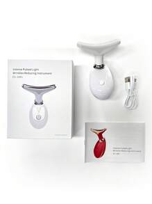 LED Micro-Current Massager Handset Firming Wrinkle Removal Device For Neck Face Skin Care Tightens And Lifts