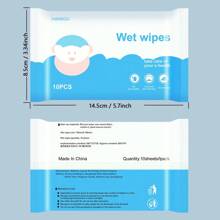 Portable Wet Wipes - Convenient Portable Cleaning Wet Wipes Suitable For Outdoor, Travel, Hiking, BBQ, Work And Daily Use