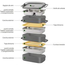 Lunch Box Sets - Gris - View 5