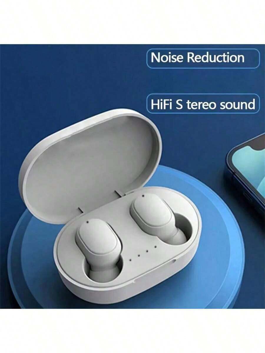Mini Wireless In-Ear Earbuds With Microphone, Suitable For Sports, Running And Gaming, White, 150mAh Battery - White - View 1